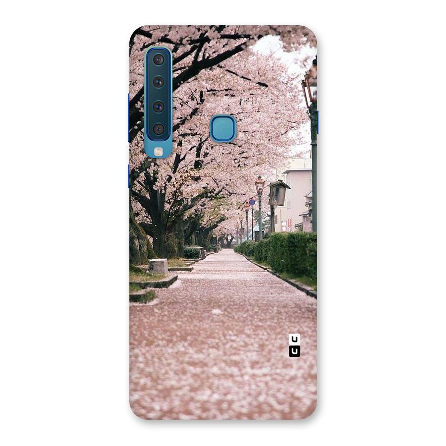 Street In Pink Flowers Back Case for Galaxy A9 (2018)