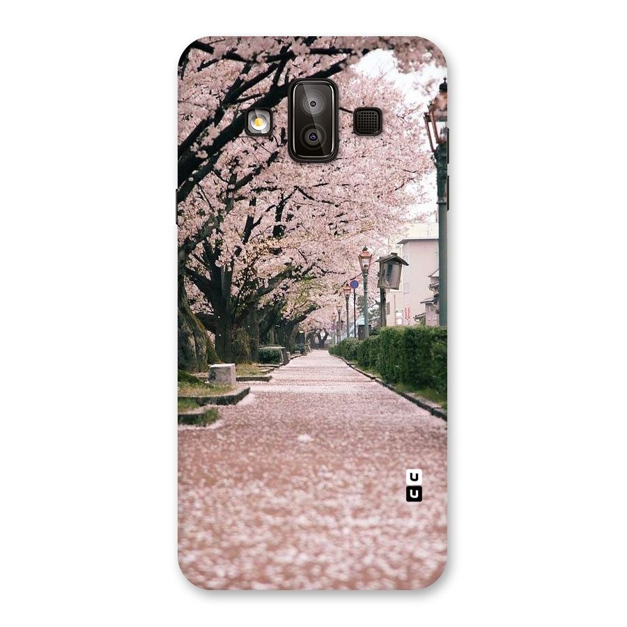 Street In Pink Flowers Back Case for Galaxy J7 Duo