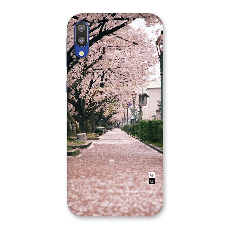 Street In Pink Flowers Back Case for Galaxy M10