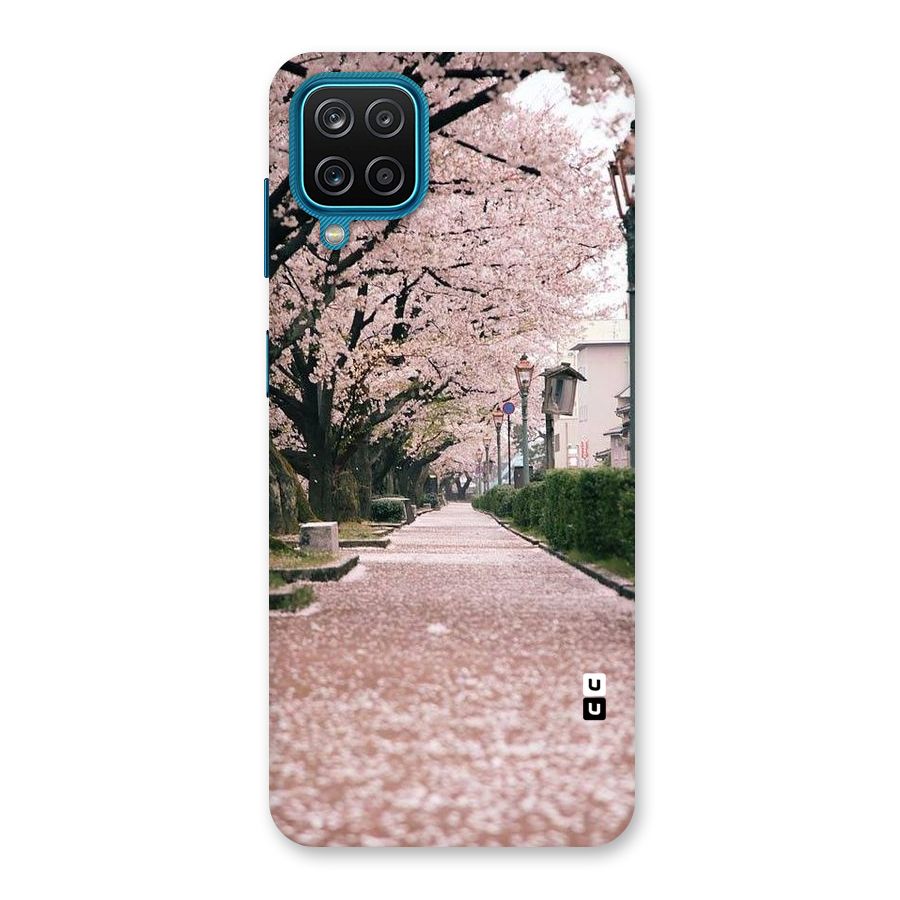 Street In Pink Flowers Back Case for Galaxy M12