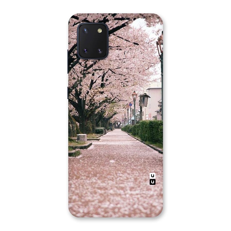 Street In Pink Flowers Back Case for Galaxy Note 10 Lite