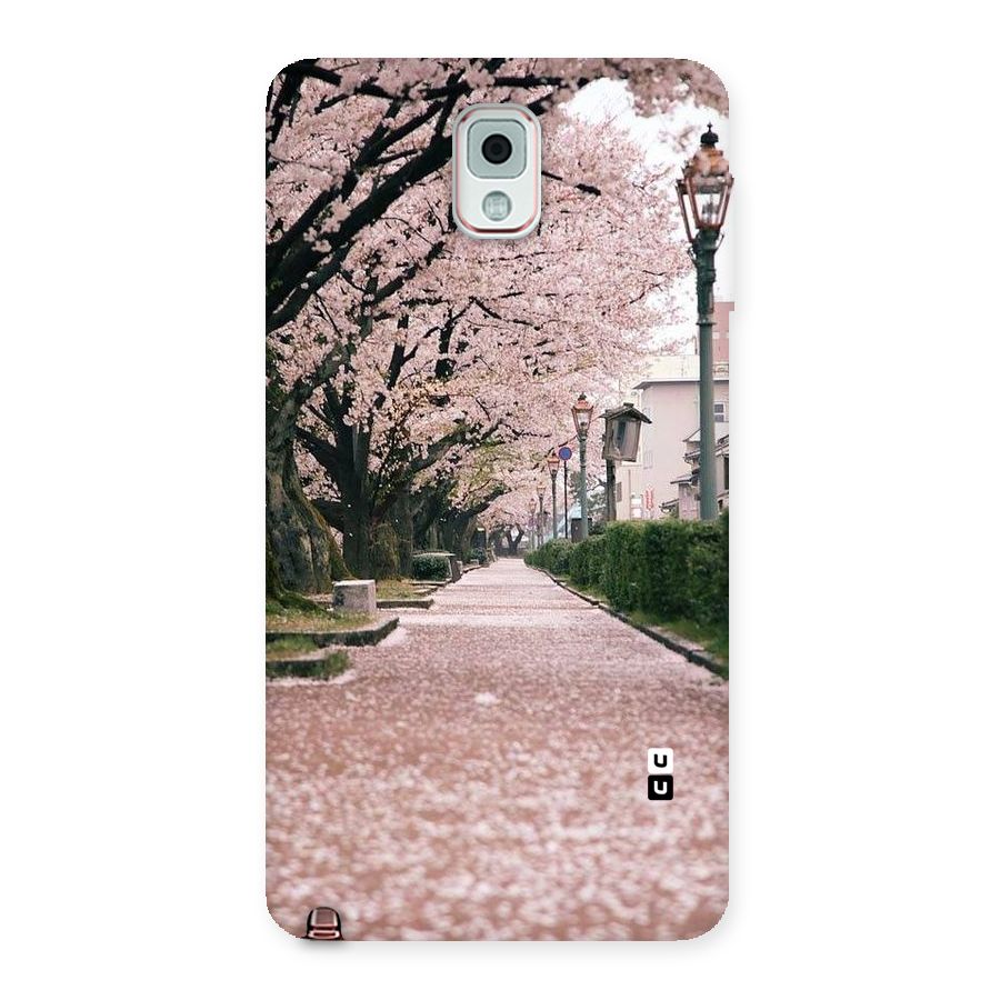 Street In Pink Flowers Back Case for Galaxy Note 3