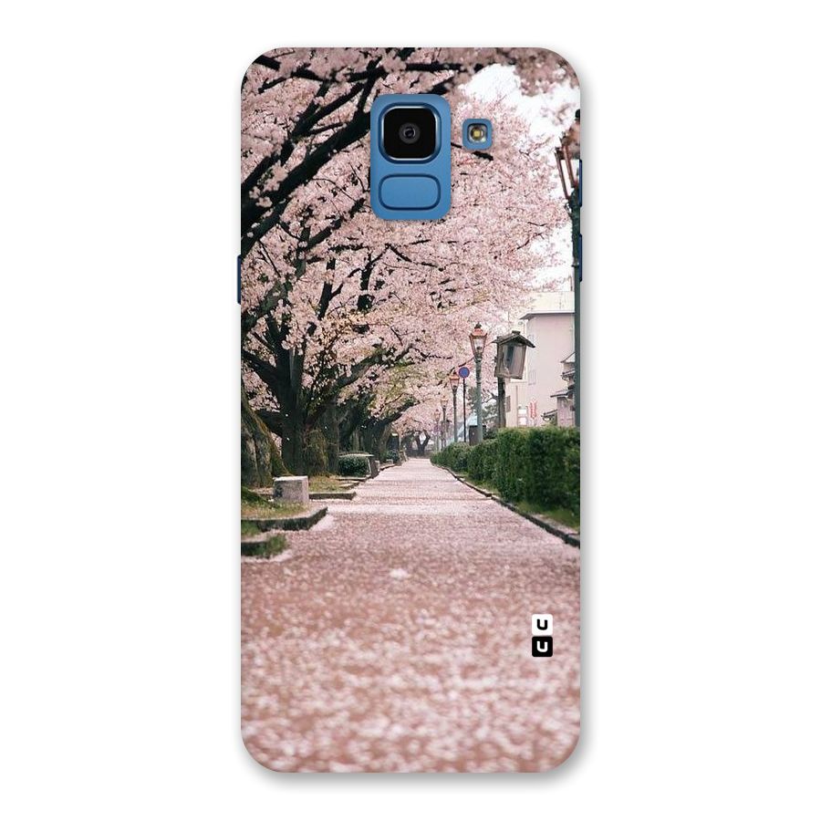 Street In Pink Flowers Back Case for Galaxy On6