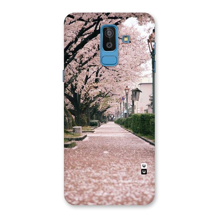 Street In Pink Flowers Back Case for Galaxy On8 (2018)