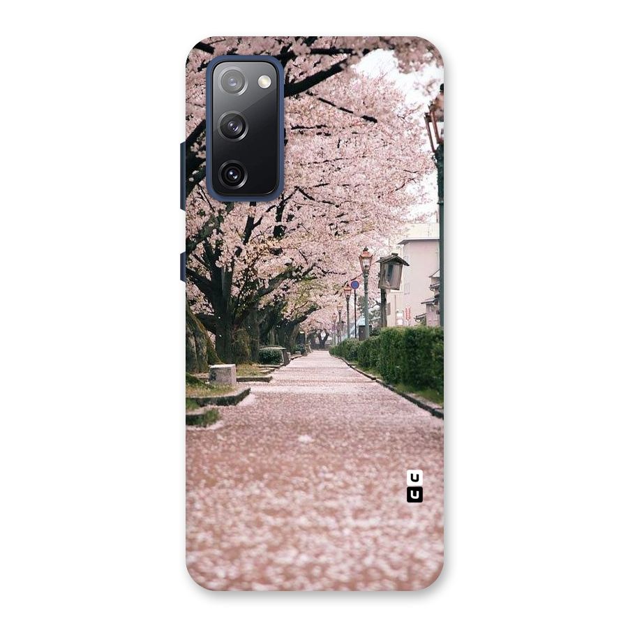 Street In Pink Flowers Back Case for Galaxy S20 FE