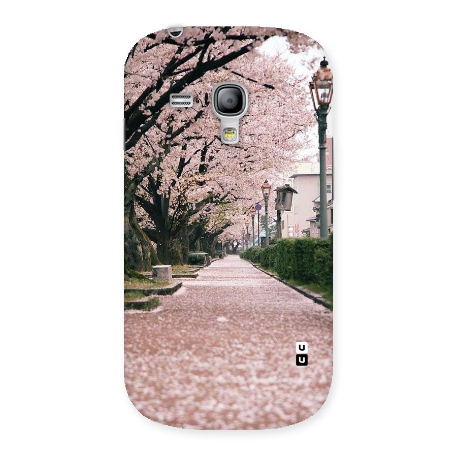 Street In Pink Flowers Back Case for Galaxy S3 Mini