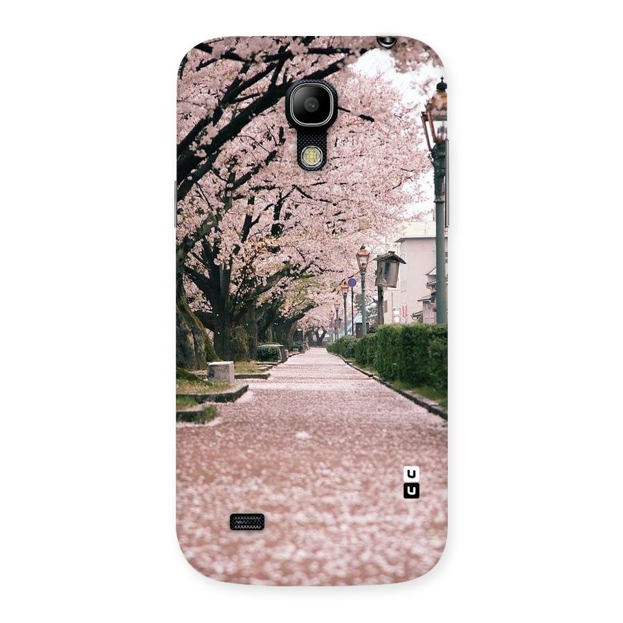 Street In Pink Flowers Back Case for Galaxy S4 Mini