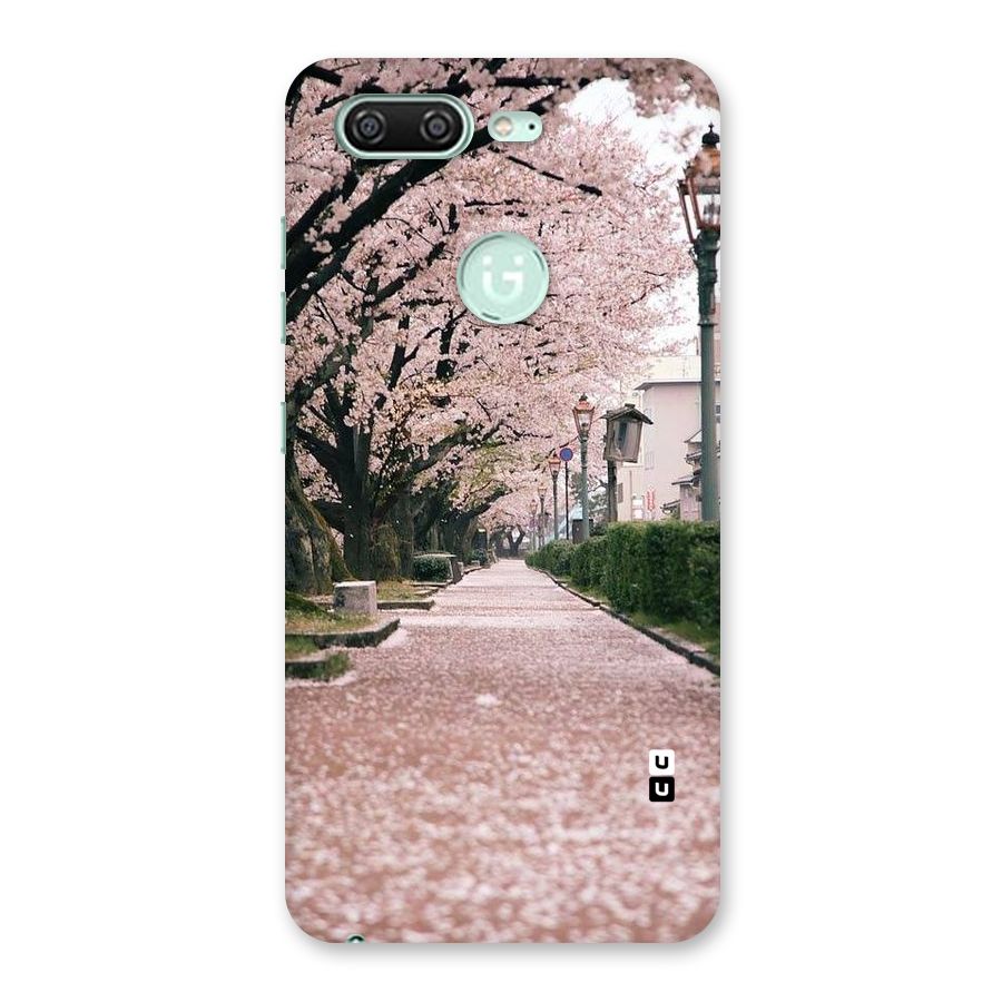 Street In Pink Flowers Back Case for Gionee S10