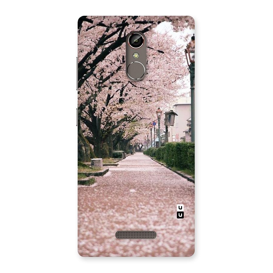 Street In Pink Flowers Back Case for Gionee S6s