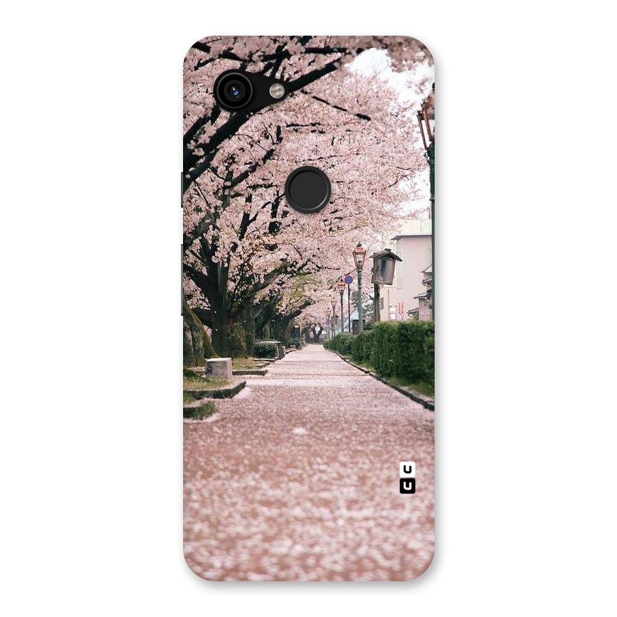 Street In Pink Flowers Back Case for Google Pixel 3a