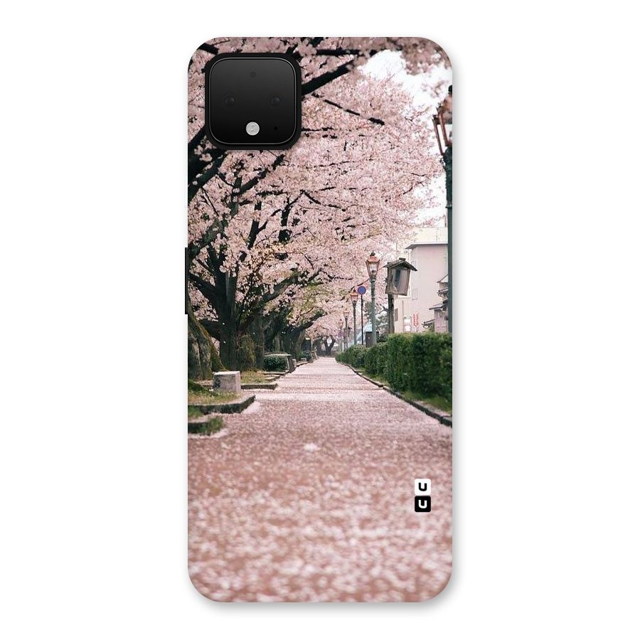 Street In Pink Flowers Back Case for Google Pixel 4 XL