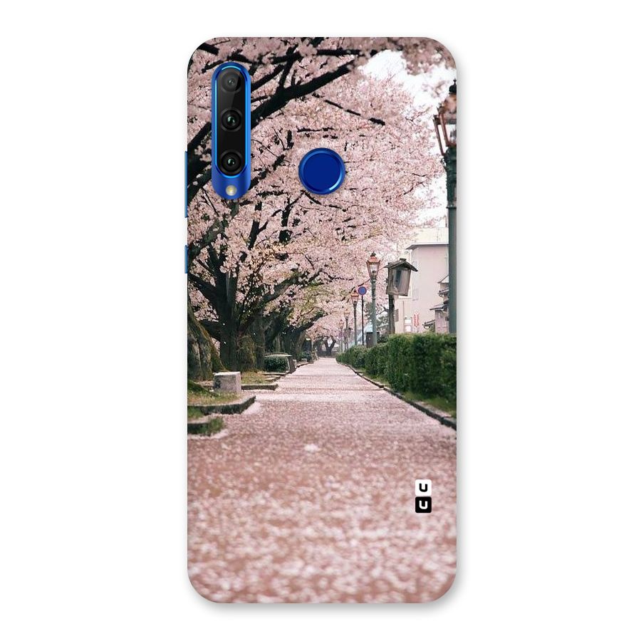 Street In Pink Flowers Back Case for Honor 20i