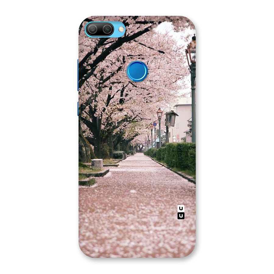 Street In Pink Flowers Back Case for Honor 9N
