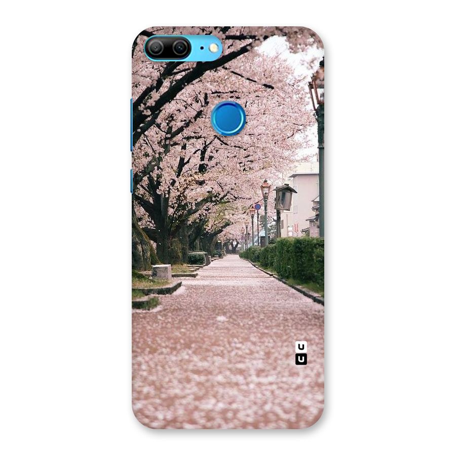 Street In Pink Flowers Back Case for Honor 9 Lite