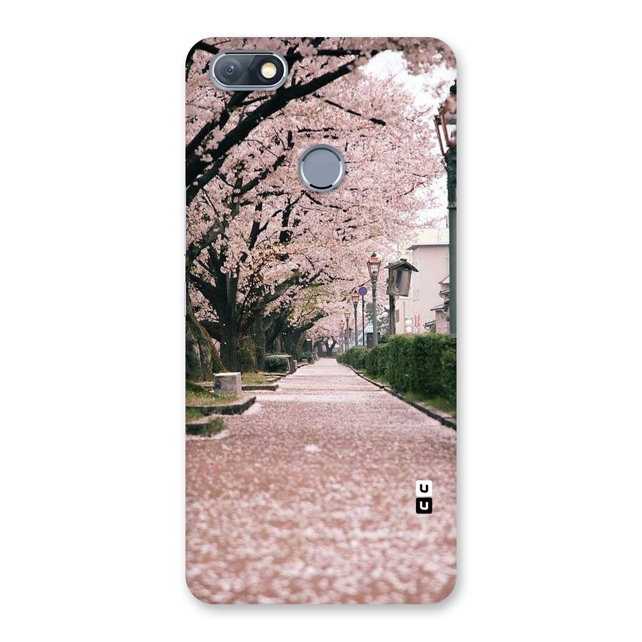 Street In Pink Flowers Back Case for Infinix Note 5