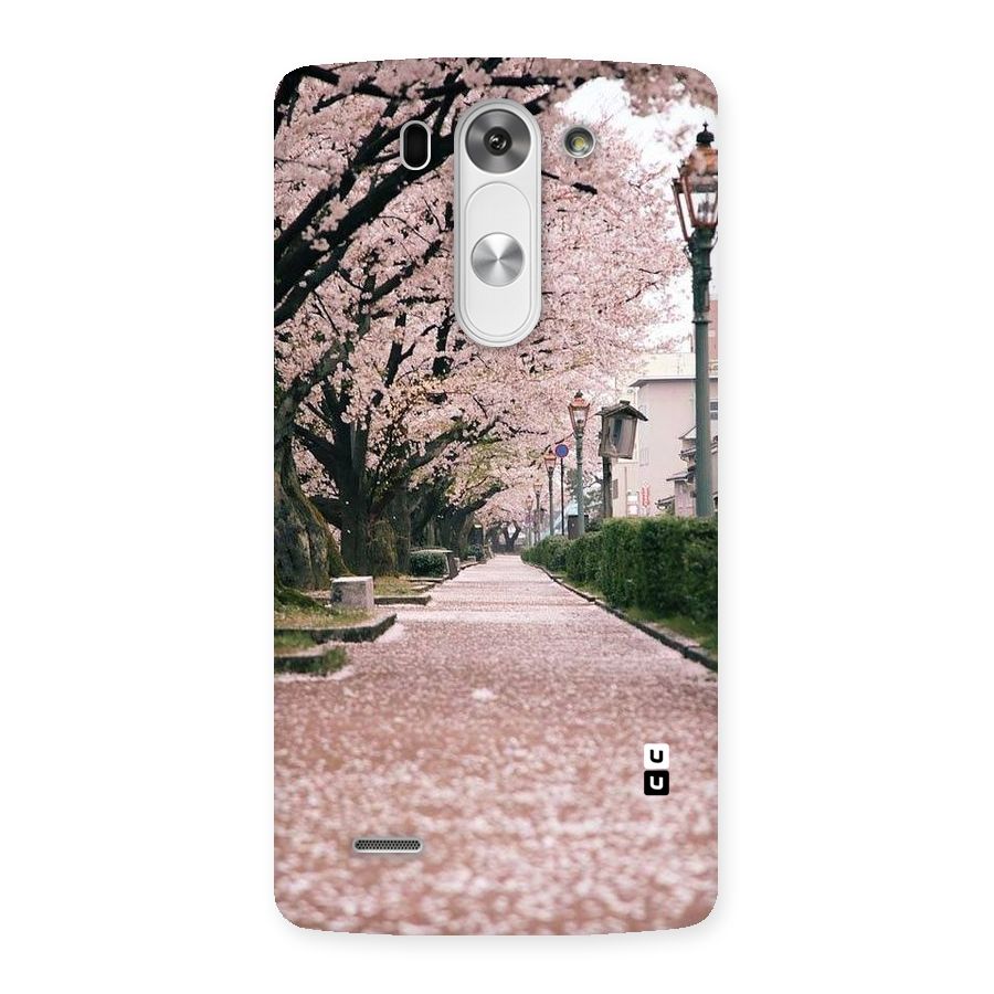 Street In Pink Flowers Back Case for LG G3 Mini