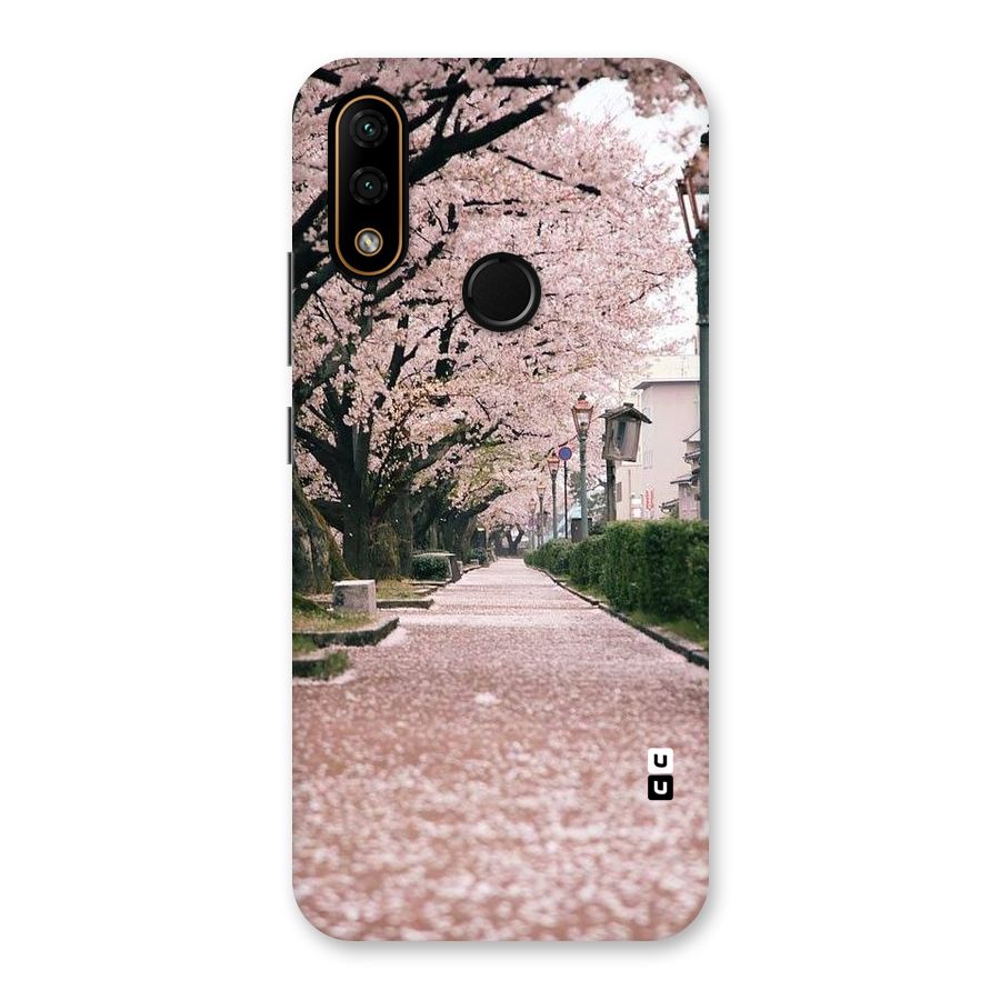 Street In Pink Flowers Back Case for Lenovo A6 Note