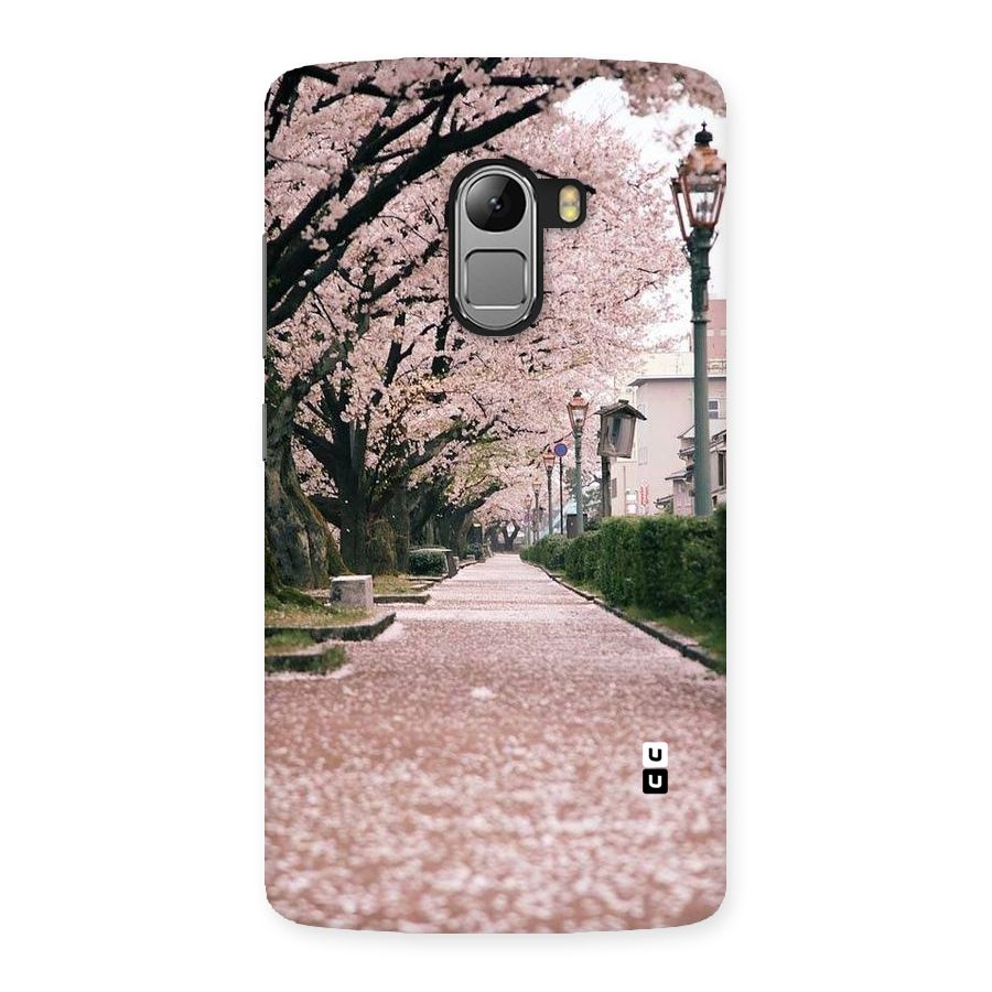 Street In Pink Flowers Back Case for Lenovo K4 Note