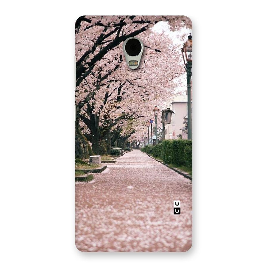 Street In Pink Flowers Back Case for Lenovo Vibe P1
