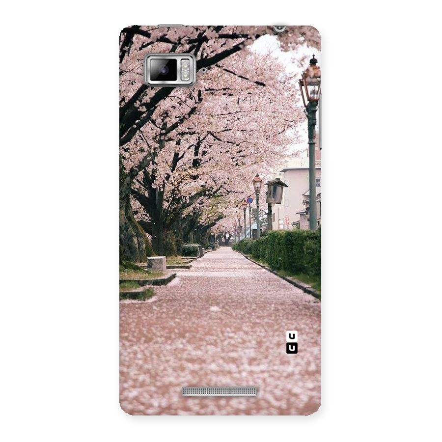 Street In Pink Flowers Back Case for Lenovo Vibe Z K910