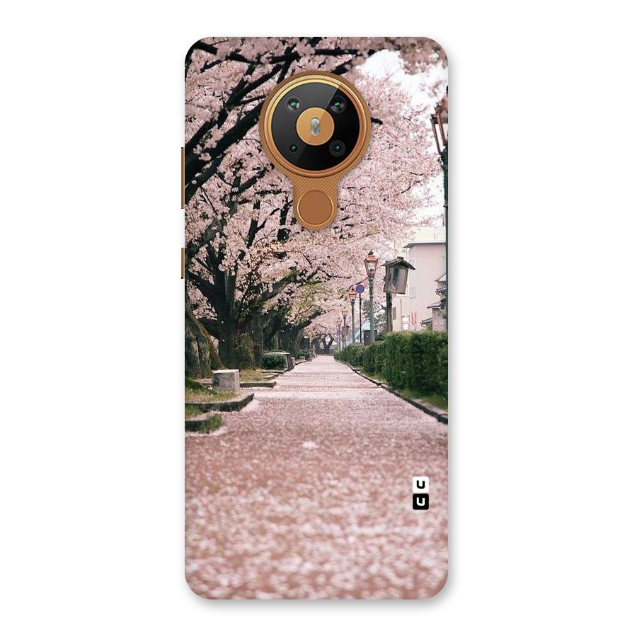Street In Pink Flowers Back Case for Nokia 5.3