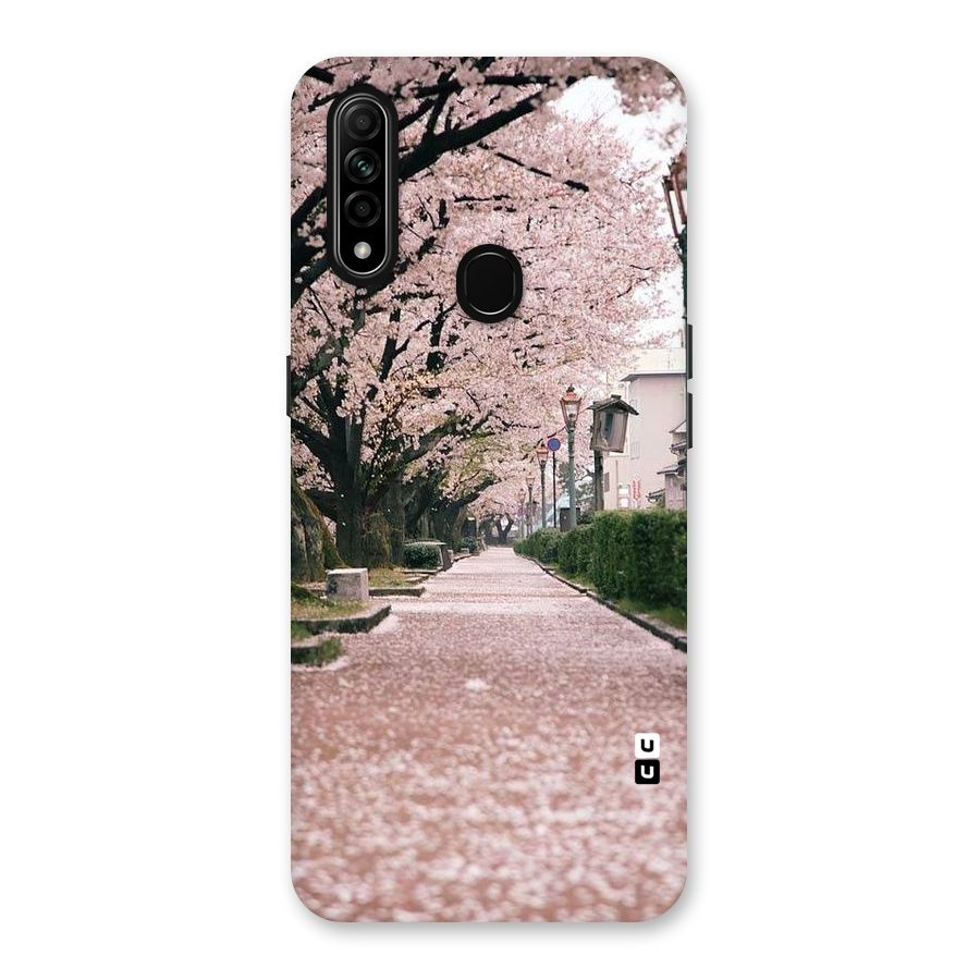 Street In Pink Flowers Back Case for Oppo A31