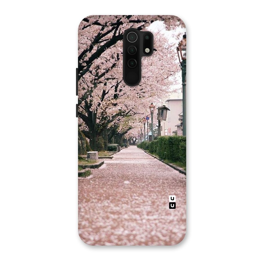 Street In Pink Flowers Back Case for Poco M2