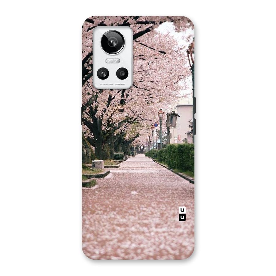 Street In Pink Flowers Back Case for Realme GT Neo 3