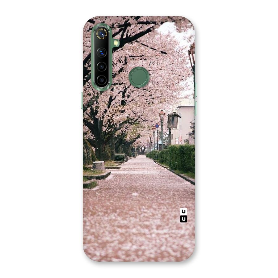 Street In Pink Flowers Back Case for Realme Narzo 10