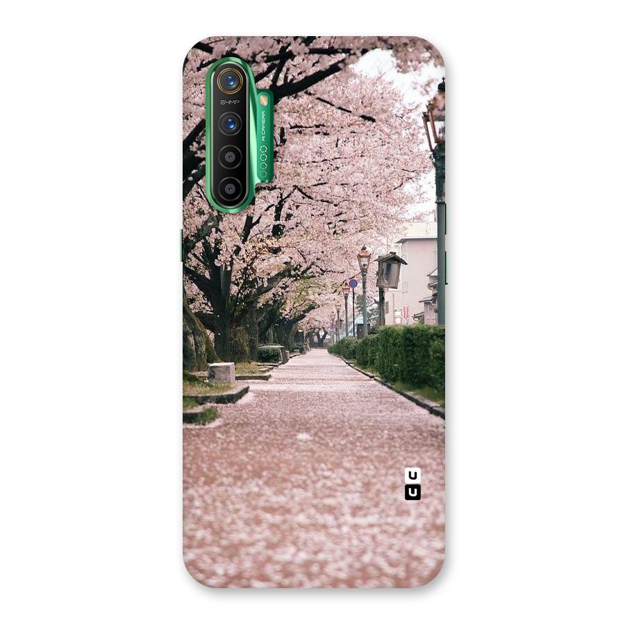 Street In Pink Flowers Back Case for Realme X2