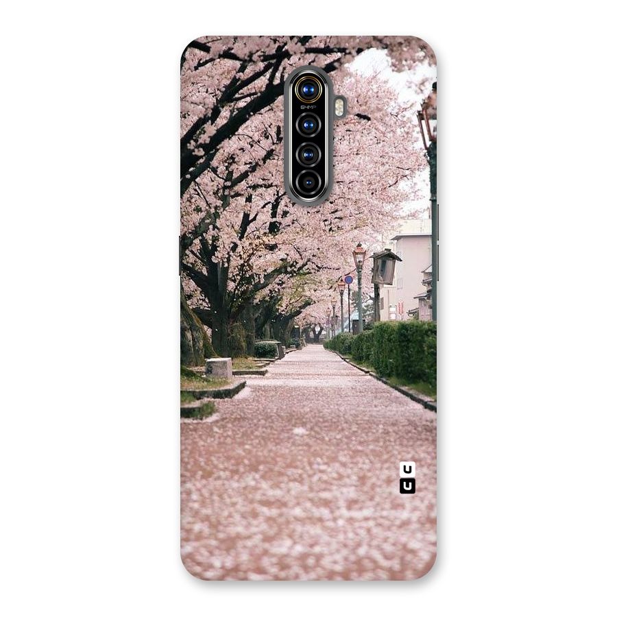 Street In Pink Flowers Back Case for Realme X2 Pro