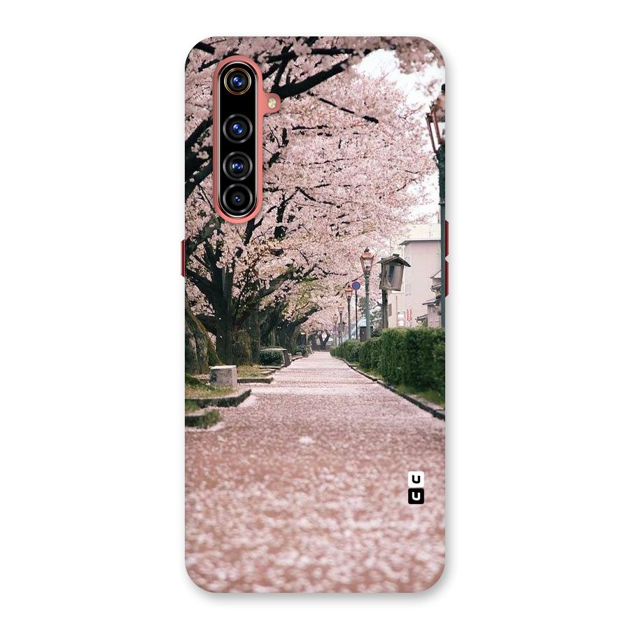 Street In Pink Flowers Back Case for Realme X50 Pro