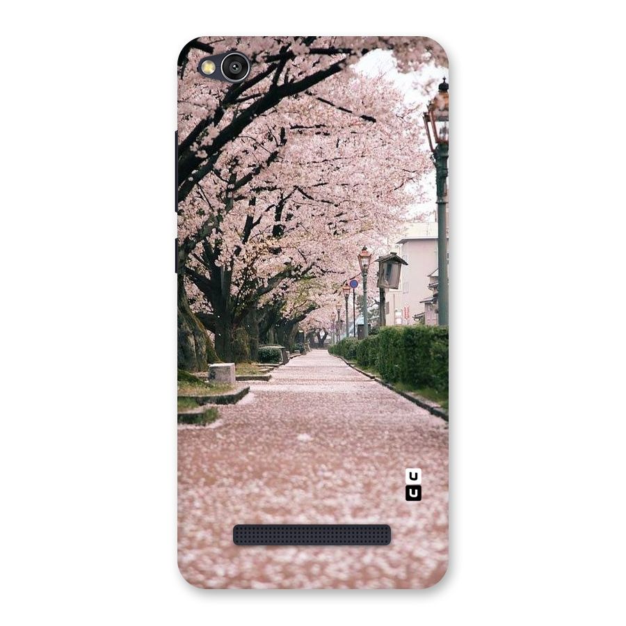 Street In Pink Flowers Back Case for Redmi 4A