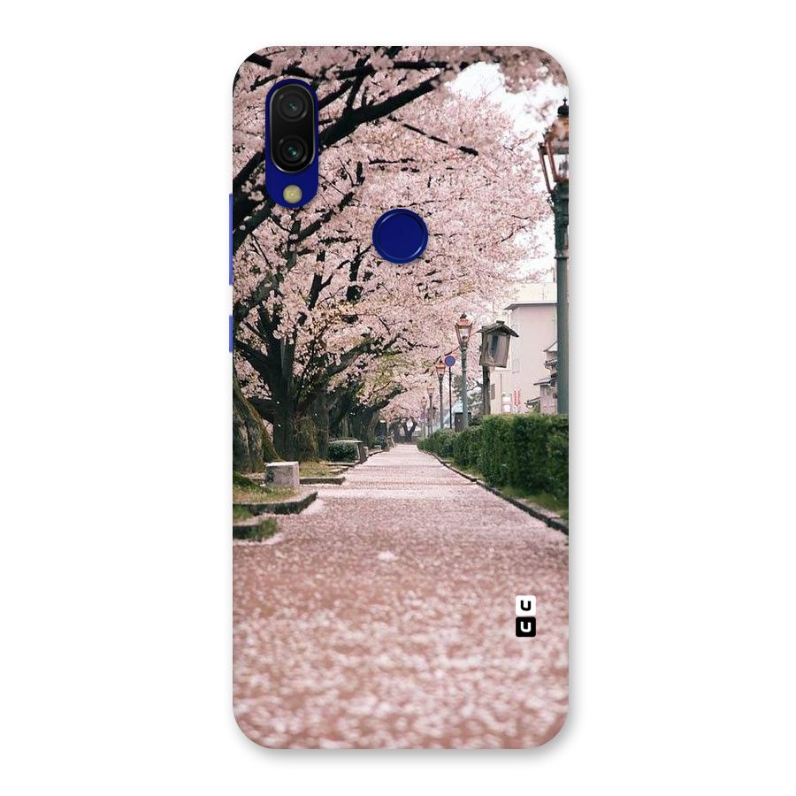 Street In Pink Flowers Back Case for Redmi 7
