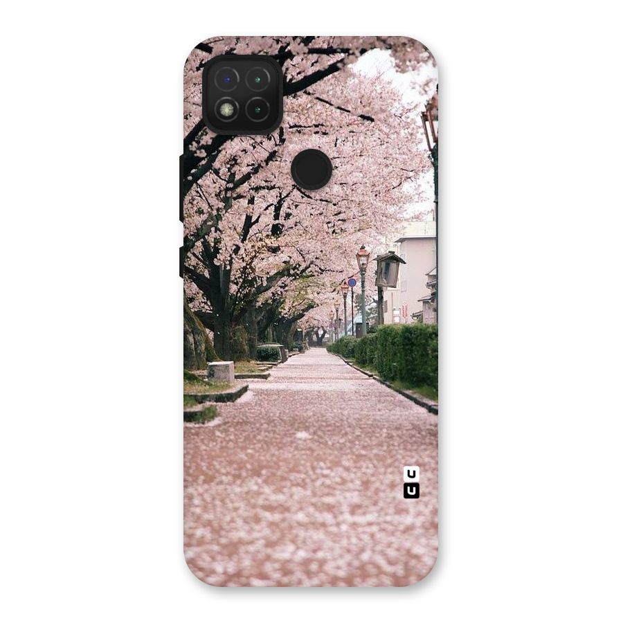 Street In Pink Flowers Back Case for Redmi 9