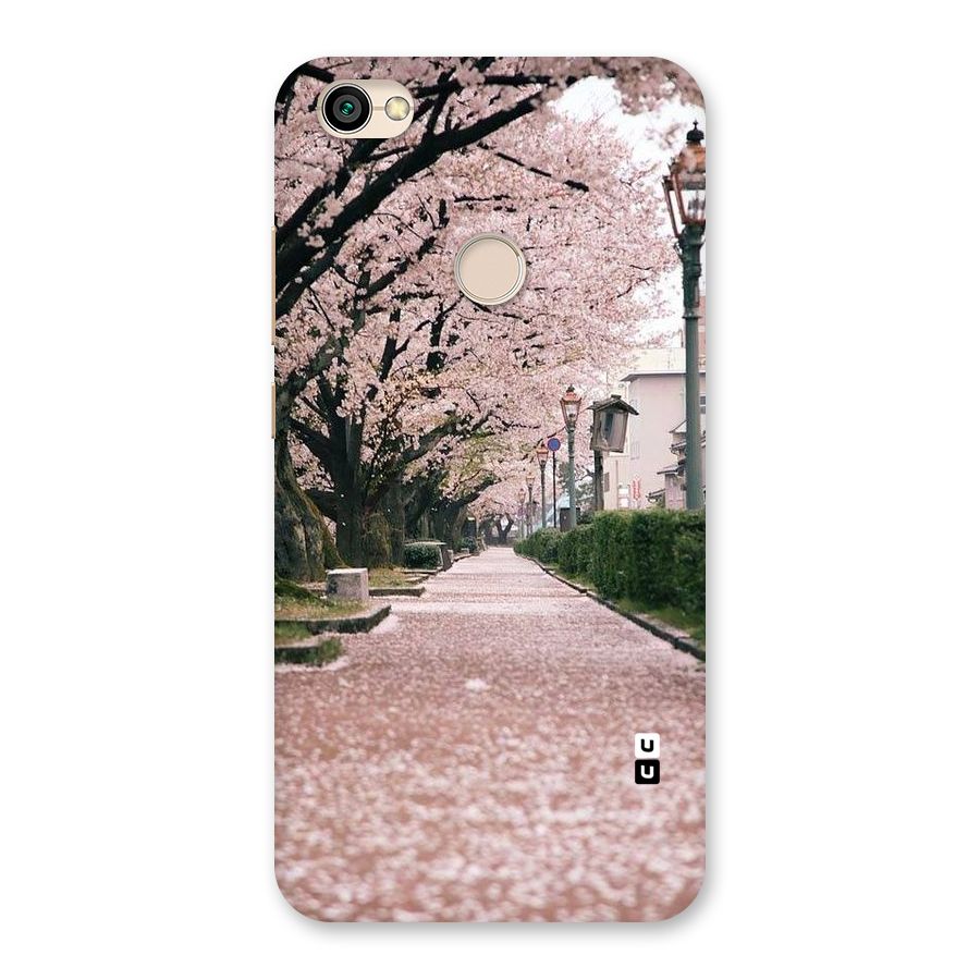 Street In Pink Flowers Back Case for Redmi Y1 2017