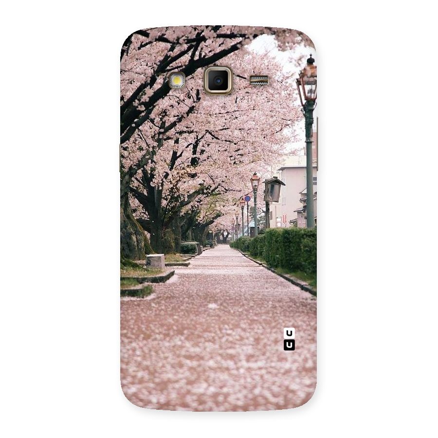 Street In Pink Flowers Back Case for Samsung Galaxy Grand 2