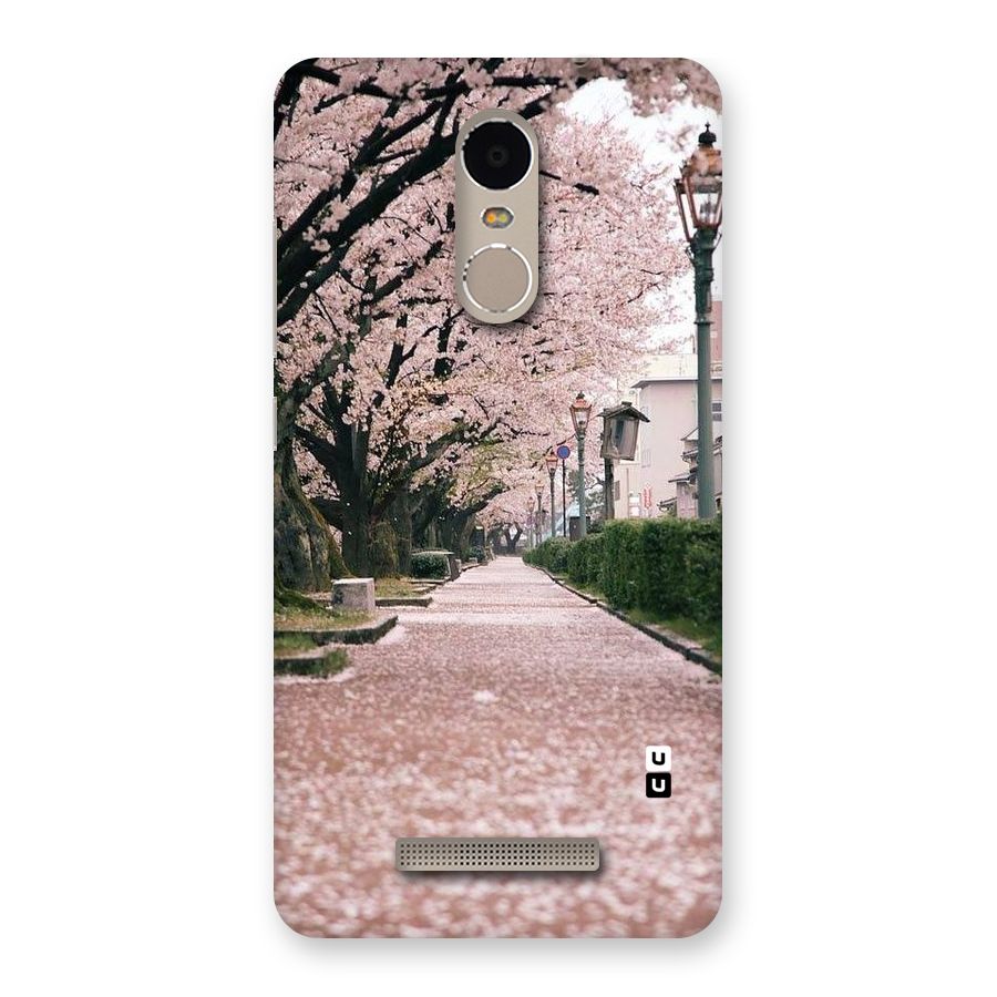 Street In Pink Flowers Back Case for Xiaomi Redmi Note 3