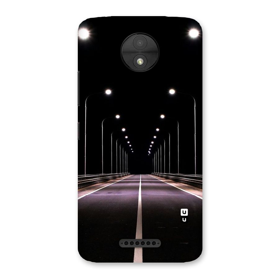 Street Light Back Case for Moto C