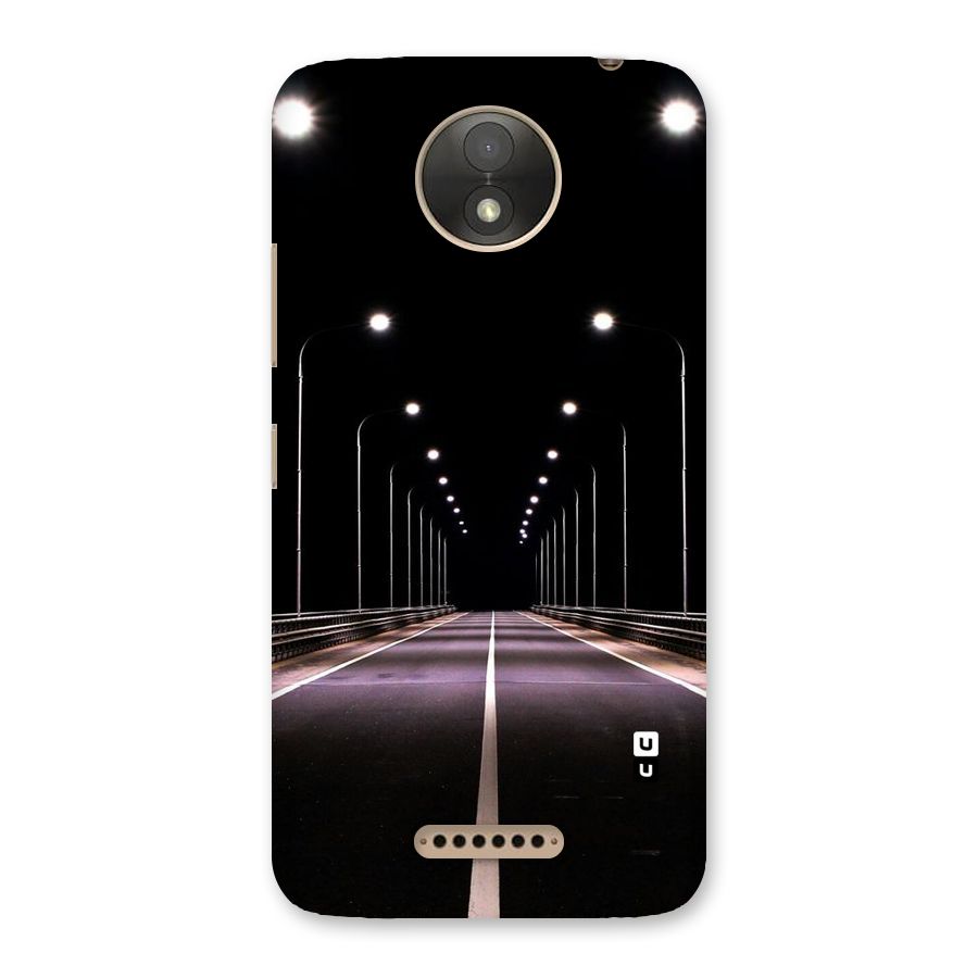 Street Light Back Case for Moto C Plus