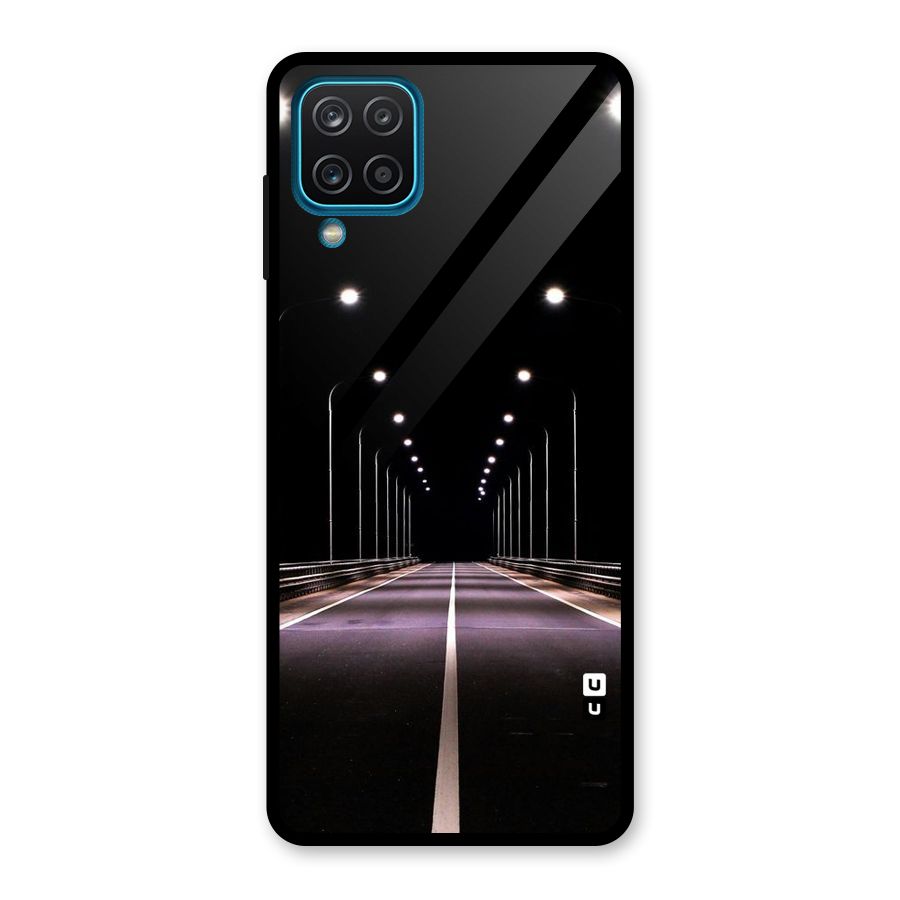 Street Light Glass Back Case for Galaxy A12