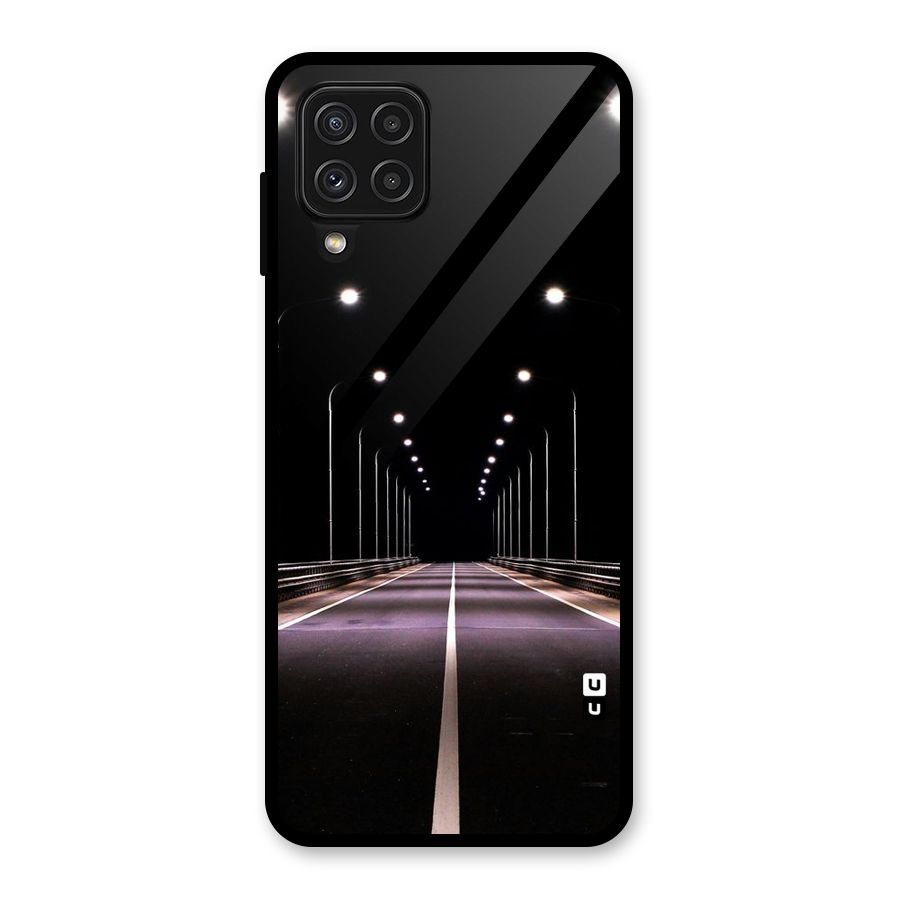 Street Light Glass Back Case for Galaxy A22 4G