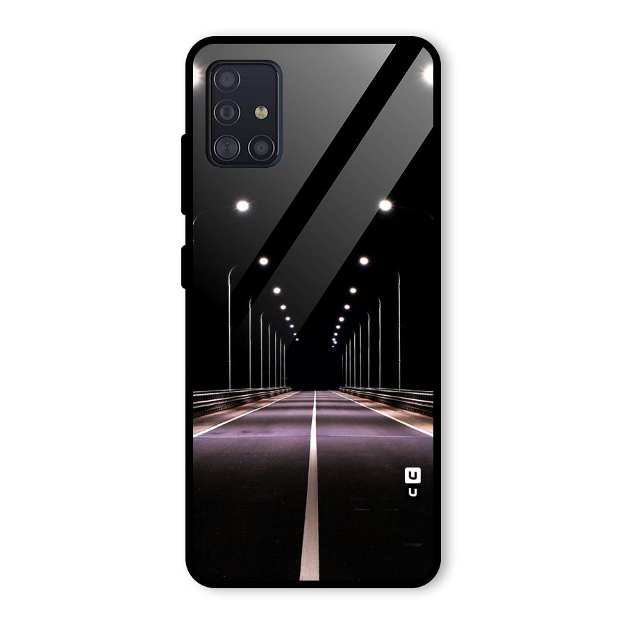 Street Light Glass Back Case for Galaxy A51
