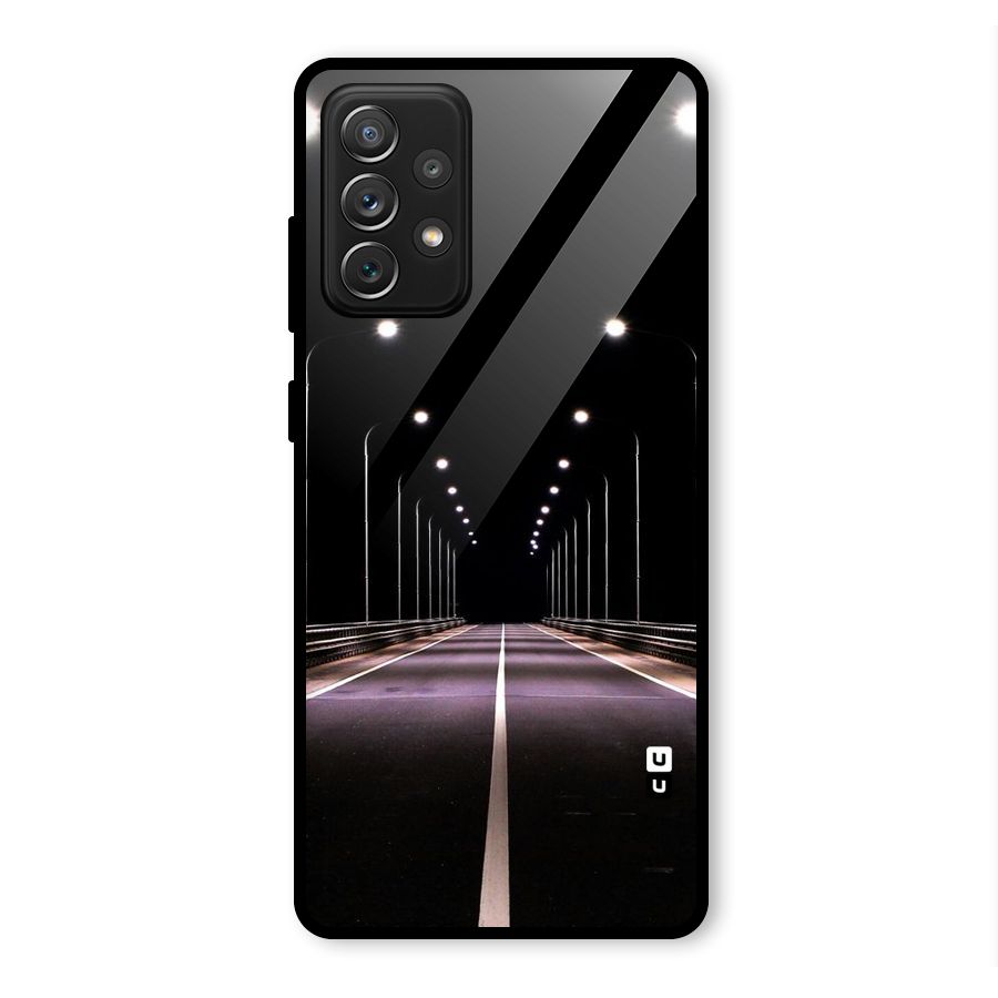 Street Light Glass Back Case for Galaxy A72