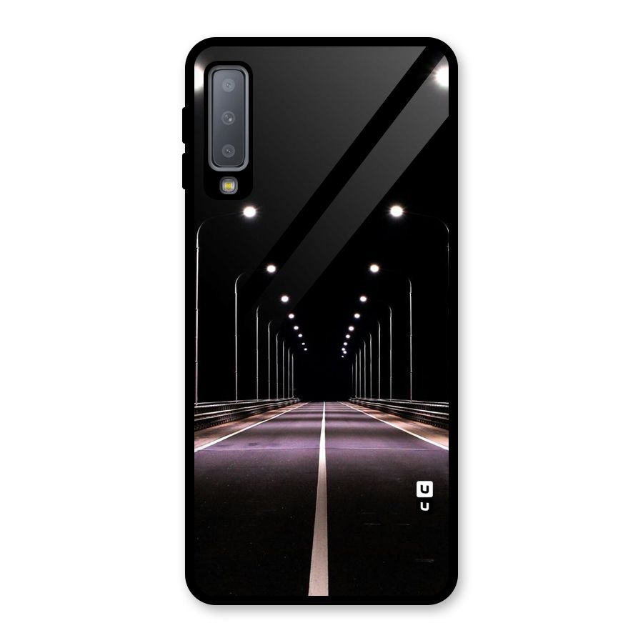 Street Light Glass Back Case for Galaxy A7 (2018)