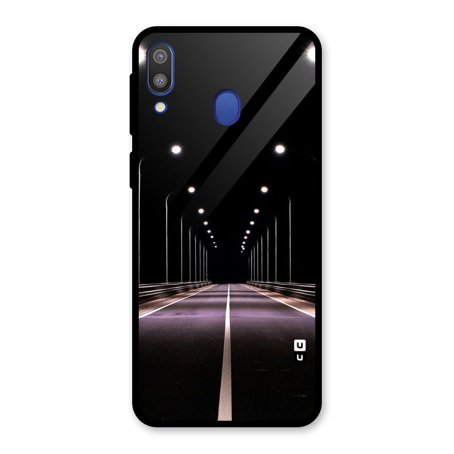 Street Light Glass Back Case for Galaxy M20