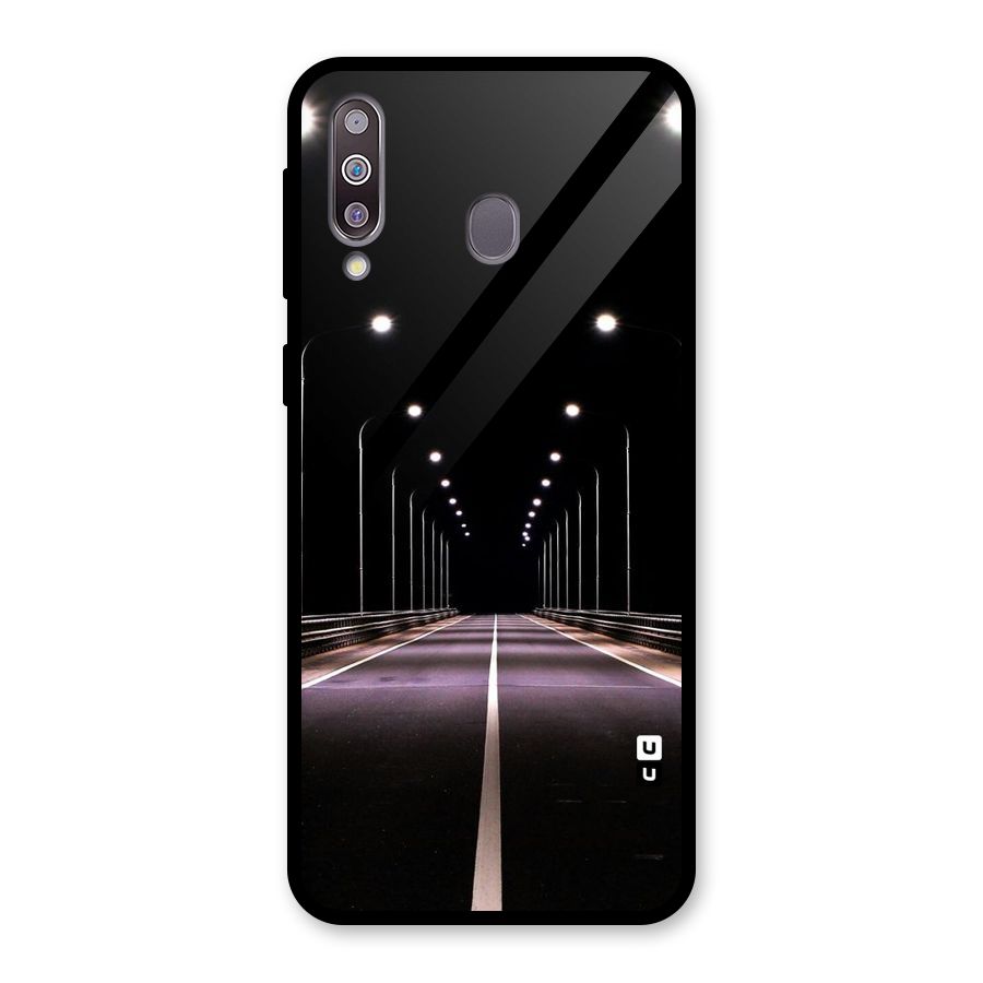 Street Light Glass Back Case for Galaxy M30