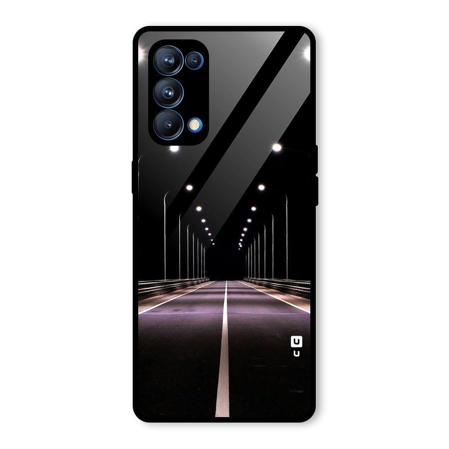 Street Light Glass Back Case for Oppo Reno5 Pro 5G
