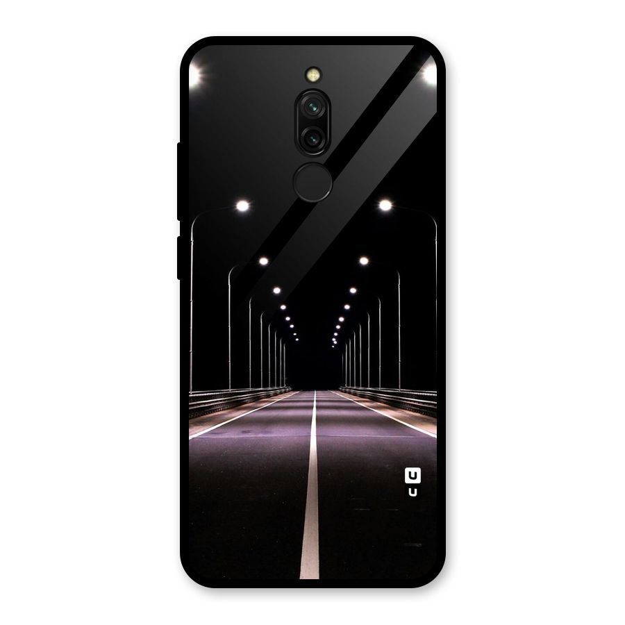 Street Light Glass Back Case for Redmi 8
