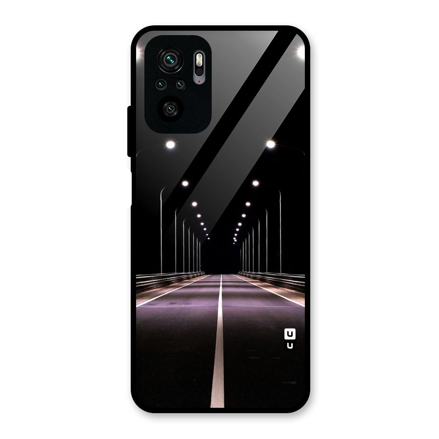 Street Light Glass Back Case for Redmi Note 11 SE